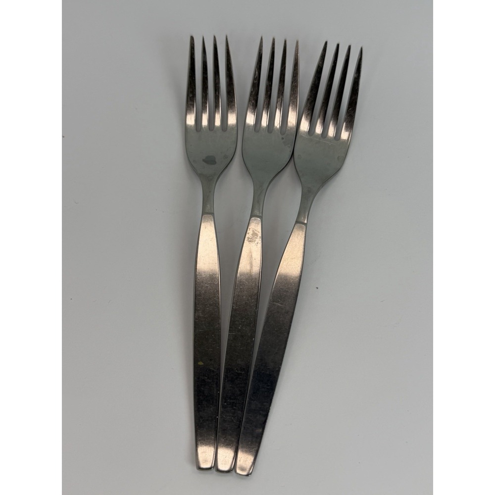 Oneida Community FROSTFIRE Stainless Dinner Forks Set Of 3 #3